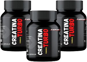 Creatina TURBO 1500mg Massa Muscular - Força - Ganhar Peso