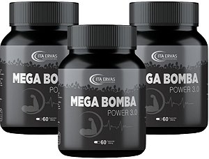 3x Ganhar Músculo Rápido 500mg 60 Cáps Itaervas Premium