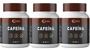 3x Cafeína Pura 500mg 60 Cápsulas Itaervas Força Energia Termogênico Pré Treino Disposição Tamanho:Único;Sabor:Natural;G