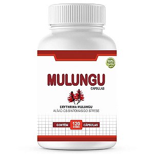 Calmante Natural Mulungu 500mg 120 Cápsulas Itaervas
