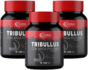 3x Maka Peruana 120 Cápsulas Itaervas com Tr1bu llus
