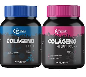 Combo Colágeno Tipo 2 + Colágeno Hidrolisado com Vitamina C