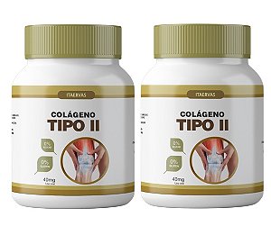 2x Colágeno 40mg Itaervas Tipo UC-II Tipo 2