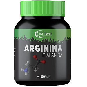 Arginina e Alanina Premium Itaervas 500mg 60 Cápsulas