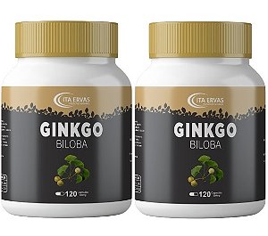 2x Ginkgo Biloba 500mg 120 Cápsulas Itaervas Tamanho:Único;Sabor:Natural;Gênero:Unissex