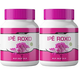2x Ipê Roxo 500mg 100 Cápsulas Itaervas
