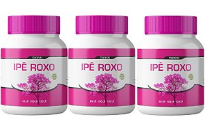 3x Ipê Roxo 500mg 100 Cápsulas Itaervas