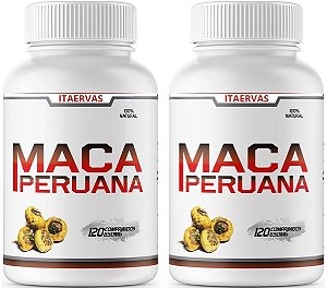 2x Maca Peruana 650mg 120 Cápsulas Itaervas