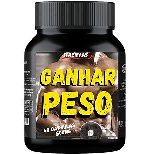 Ganhar Peso e Massa Muscular Rápida 500mg 60 Cáps Itaervas