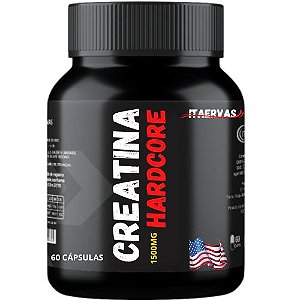 Creatina Hardcore 1500mg Massa Muscular - Força Ganhar Peso