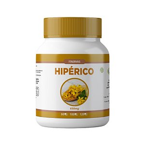 Hipérico Natural 650mg 100 Cápsulas Itaervas