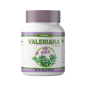 Valeriana Natural 500mg 120 Cápsulas Itaervas