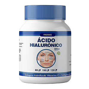 Ácido Hialurônico com Colágeno Tipo 2 Itaervas 500mg 60cps