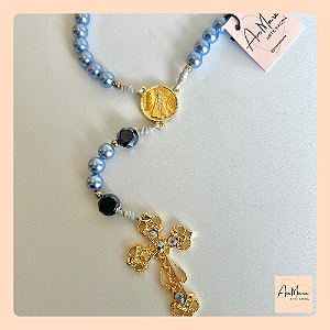 Terço Personalizável Dourado