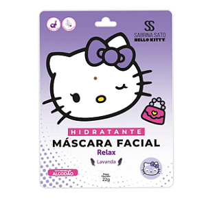 Máscara Facial Hidratante Lavanda Sabrina Sato Hello Kitty