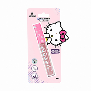 Lip Glitter Algodão Doce Sabrina Sato Hello Kitty 4ml