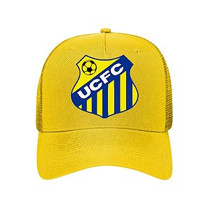 Boné telado União Central Amarelo
