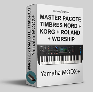 Master pacote de timbres Nord + Korg + Roland + Worship para Yamaha MODX+, Montage e Montage M