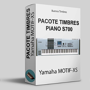 Pacote de Timbres Piano S700 para Yamaha MOTIF-XS e MOTIF-XF