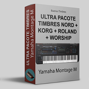 Ultra pacote de timbres Nord + Korg + Roland + Worship para Yamaha Montage M
