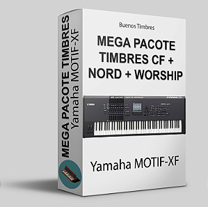 Mega pacote de timbres CF + Nord + Worship para Yamaha MOTIF-XF