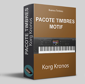 Pacote de timbres MOTIF para Korg Kronos