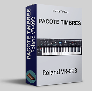 Pacote de timbres para os teclados Roland VR-09, VR-09B e VR-730