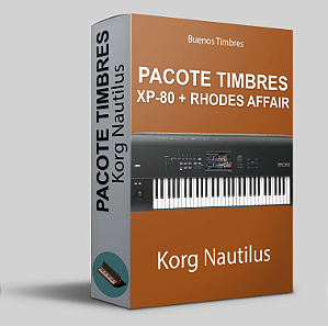 Pacote de timbres XP-80 + Rhodes Affair para Korg Nautilus