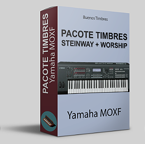 Pacote de Timbres Steinway + Worship para Yamaha MOXF