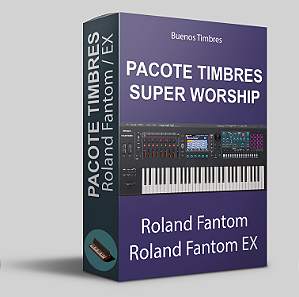 Pacote de Timbres Super Worship para Roland Fantom e Fantom EX