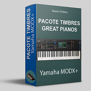 Pacote de timbres Great Pianos para Yamaha MODX+ e Montage