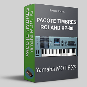 Pacote de Timbres do Roland XP-80 para Yamaha Motif-XS e Motif-XF