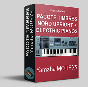 Pacote de Timbres Nord Upright + Electric Pianos para Yamaha Motif XS e Motif XF