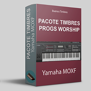 Pacote de Timbres Progs Worship para Yamaha MOXF sem samples!