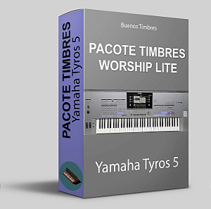 Pacote de Timbres Worship Lite para Yamaha Tyros 5