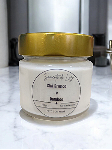 Vela Chá Branco com Bamboo - 150g