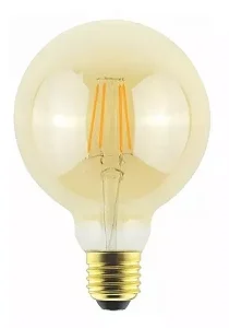 Lampada Bulbo Filamento 4w G95 E27 2000k Bi Apollo