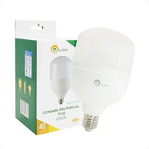 Lampada Bulbo Led T100 Alta Potenc 40w E27 6500k