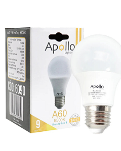 Lampada Bulpo Led 9w E27 A60 6500k Bivolt Apollo