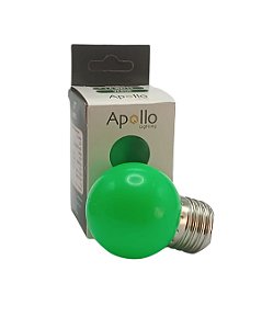 Kit 3 Lampada Bolinha G45 5w Verde