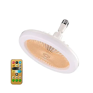 Lamp Ventilador D Teto Led 30w 3k 4k 6.5k C/ Contr