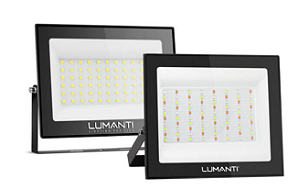 Refletor Start Led 100w 3000k Autovolt 8000 Lumens