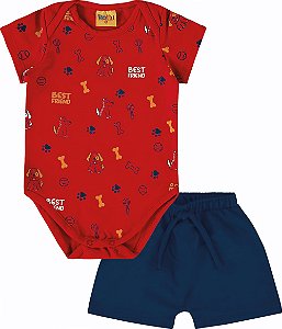 Conjunto Body Melhor Amigo