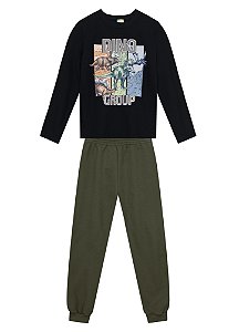 Conjunto Moletom Dino