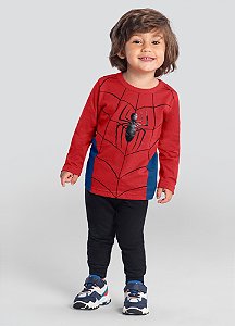 Camiseta Manga Longa Homem Aranha 1