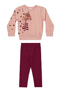Conjunto Moletom Feminino Doce Inverno