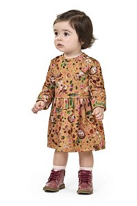 Vestido Inverno Floresta Encantada