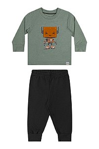 Conjunto Masculino Longo  Robô