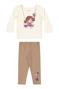Conjunto Feminino Meia Estação Alegria de Inverno