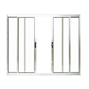 Janela Vitro 4 Folhas Sem Grade - Alumínio Brilhante - Linha Modular